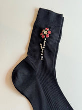 Load image into Gallery viewer, Maria De La Rosa Metallic Socks