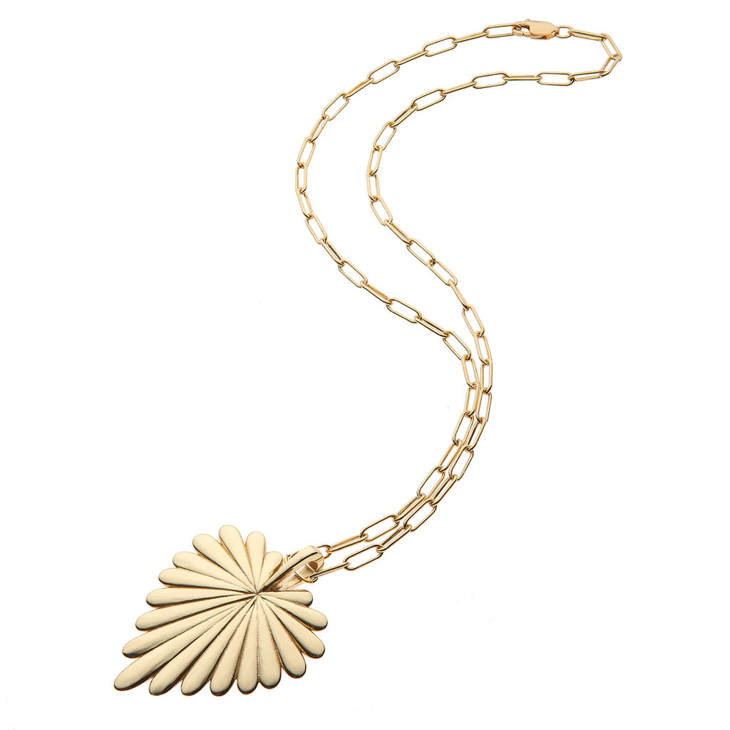 Jane Win LOVE Full Heart Pendant On 18