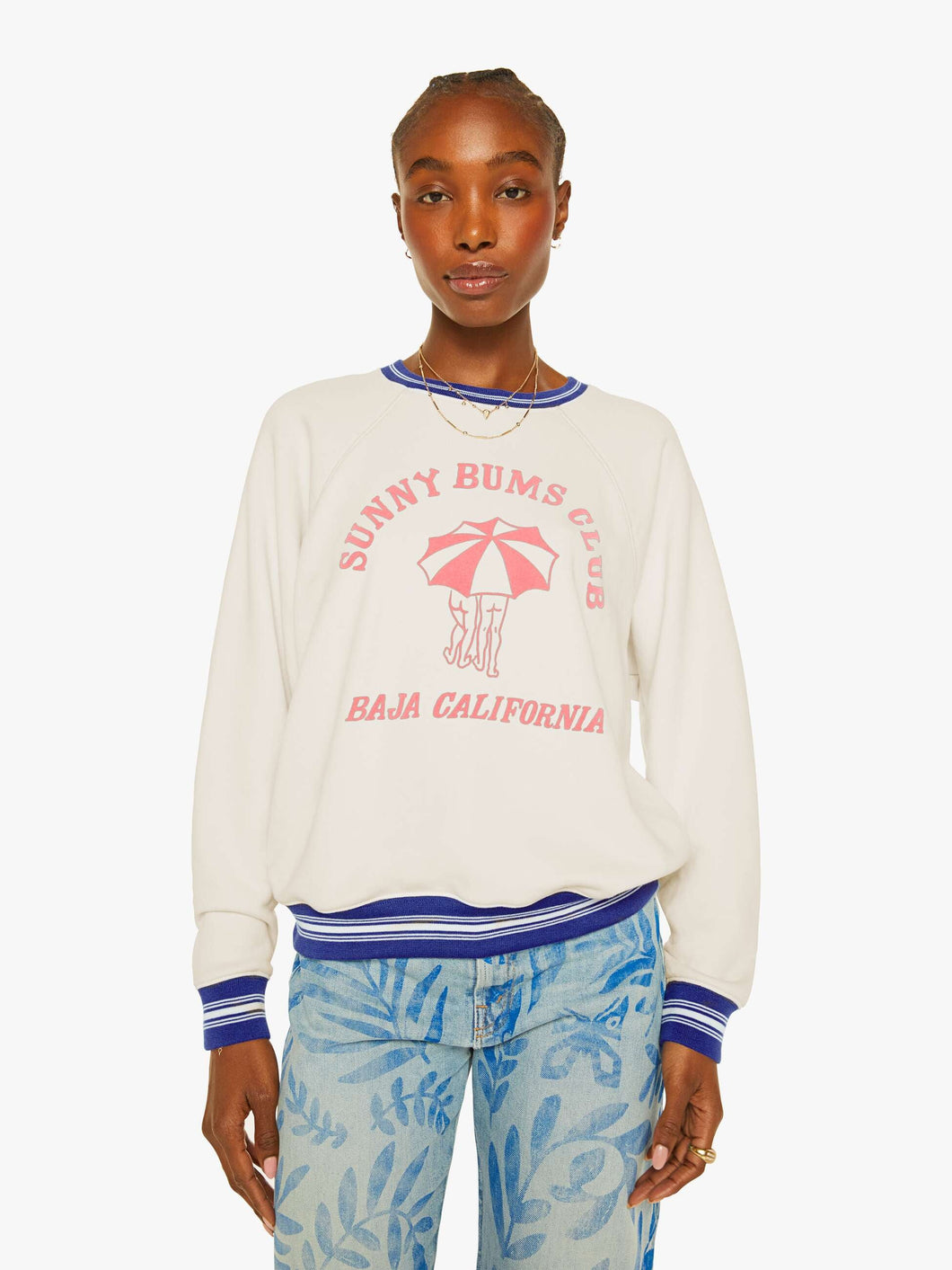 Mother Denim The Biggie Concert Sweatshirt | Sunny Bums
