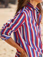 Load image into Gallery viewer, Frank &amp; Eileen Eileen Button Down | Red Blue Cream Stripe