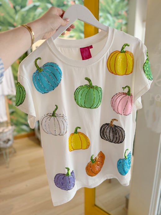 Queen Of Sparkles Pumpkin Tee