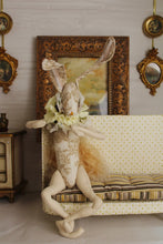Load image into Gallery viewer, Mischievous Hare | Beige Toile