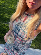 Load image into Gallery viewer, Marea Madras Shift Dress