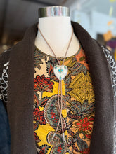 Load image into Gallery viewer, Gather Goods Turquoise Heart Bolo Necklace
