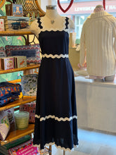 Load image into Gallery viewer, Ric Rac Midi Dress | Navy Blue