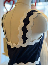 Load image into Gallery viewer, Ric Rac Midi Dress | Navy Blue