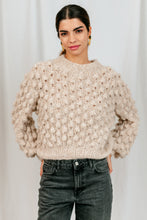 Load image into Gallery viewer, Michele &amp; Hoven Cami Pullover Cardigan | Natural &amp; White