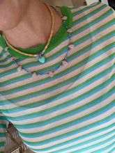 Load image into Gallery viewer, Gather Goods Mini Turquoise Heart Necklace