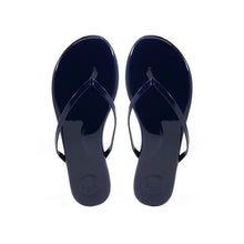 Load image into Gallery viewer, Solei Sea Indie Flip Flip | Navy Patent