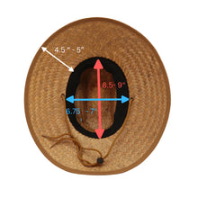 Load image into Gallery viewer, Glampwear Thistle Marigold Straw Hat | White