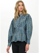 Load image into Gallery viewer, Oliphant Elizabeth Top | Jag Navy