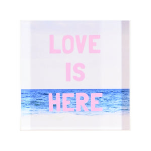 Kerri Rosenthal "LOVE IS HERE" Beach Block Of Love