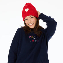 Load image into Gallery viewer, Kerri Rosenthal Love Cotton Cashmere Beanie | Cherri Red