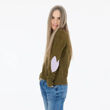 Load image into Gallery viewer, Kerri Rosenthal Patchwork Pullover | Army Green