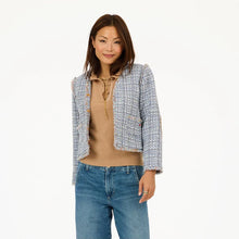 Load image into Gallery viewer, Kerri Rosenthal Fringe Short Jacket | Blue Multi