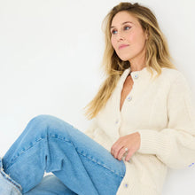 Load image into Gallery viewer, FINAL SALE Kerri Rosenthal Troy Cashmere Cardigan | Canvas