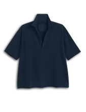 Load image into Gallery viewer, Frank &amp; Eileen Patty Short Sleeve Popover Henley | Classic Navy