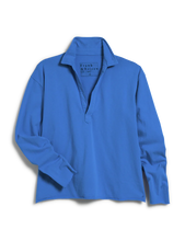 Load image into Gallery viewer, Patrick Popover Henley Heritage Jersey | Lapis Blue