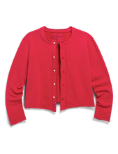 Load image into Gallery viewer, Frank &amp; Eileen Jackie SWEATSHIRT Cardigan | Cherry Red