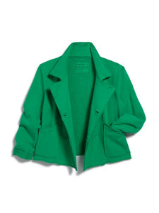 Frank & Eileen Mini Belfast Cropped Sweatshirt Peacoat | Kelly Green