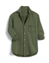 Load image into Gallery viewer, Frank &amp; Eileen | Eileen Sweatshirt Button-Up Caper Green