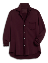 Load image into Gallery viewer, Frank &amp; Eileen | Eileen Sweatshirt Button-Up Currant