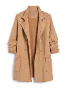 Frank & Eileen Belfast Trench Sweatshirt Trench Coat | Camel