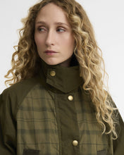 Load image into Gallery viewer, Barbour Women's Modern Tartan Beadnell Casual Jacket | Dusky Green Tartan