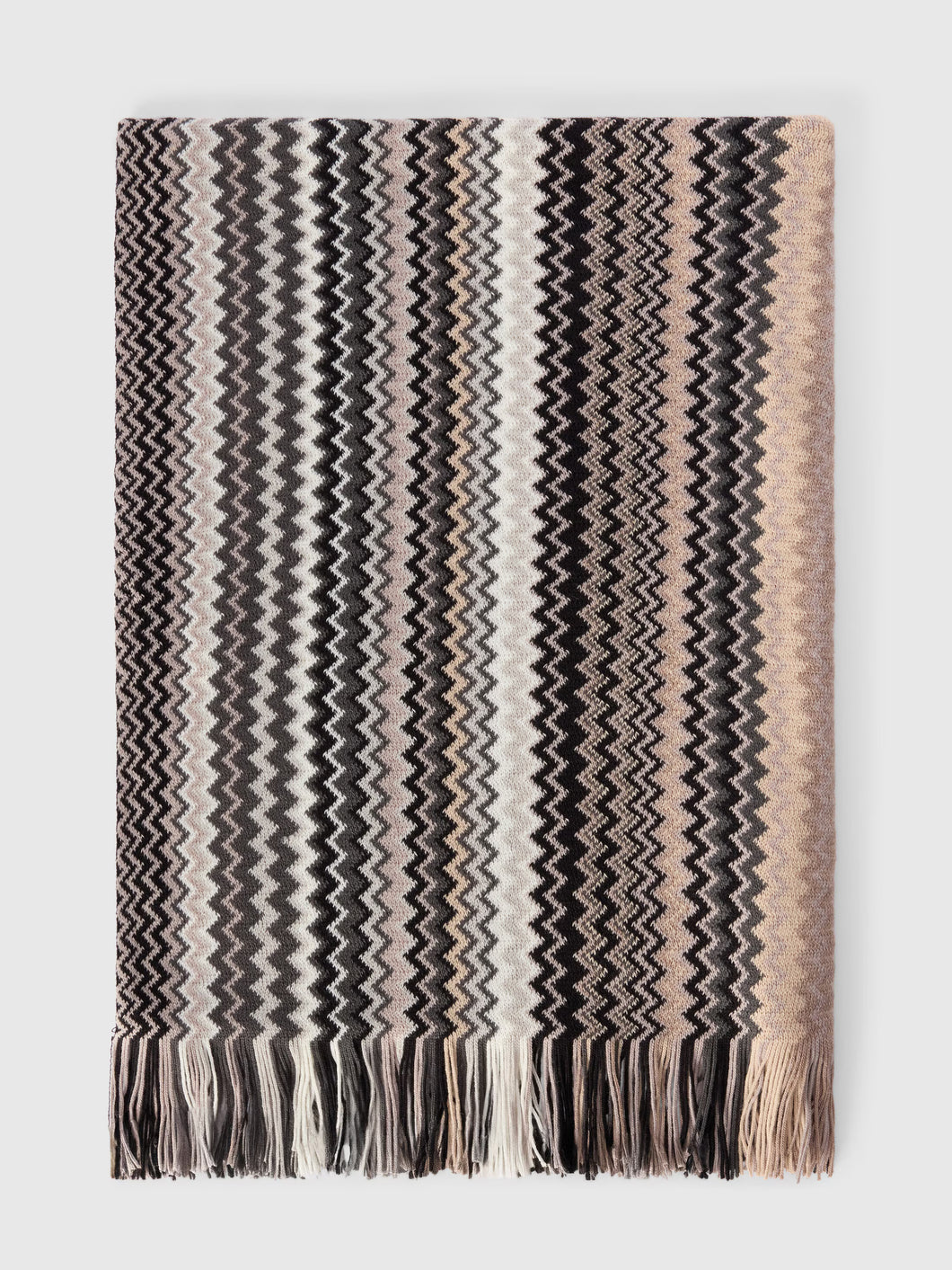 Missoni Scarf With Zigzag Pattern & Fringes | Assortment