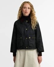 Load image into Gallery viewer, Barbour Women's Cropped Beadnell Waxed Jacket | Sage Ancient