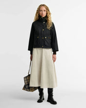 Load image into Gallery viewer, Barbour Women's Cropped Beadnell Waxed Jacket | Sage Ancient