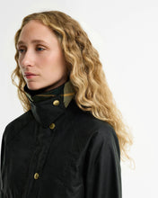 Load image into Gallery viewer, Barbour Women's Cropped Beadnell Waxed Jacket | Sage Ancient