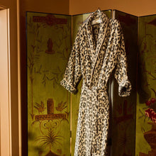 Load image into Gallery viewer, Weezie Towels Long Plush Robe | Leopard