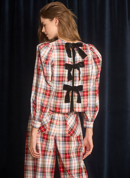 Hunter Bell Lottie Top | Carlyle Plaid