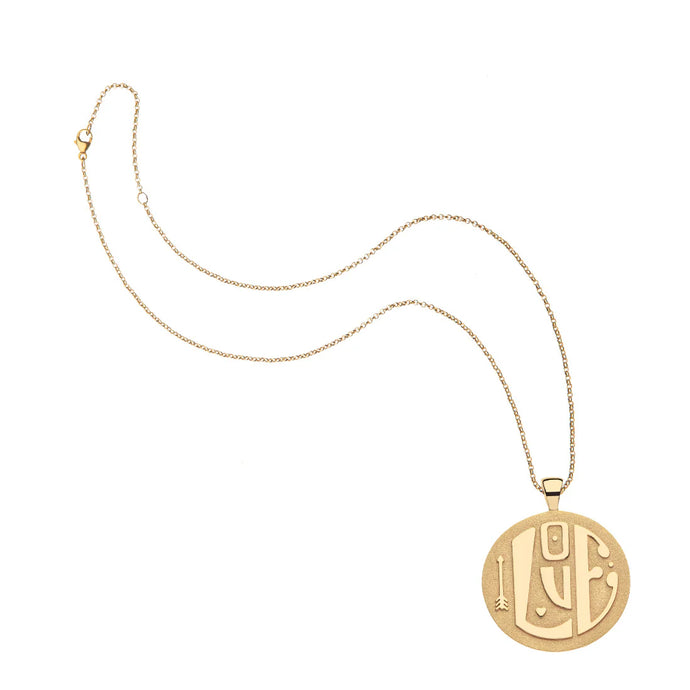 Jane Win Jumbo LOVE Pendant | 16-18