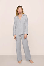 Load image into Gallery viewer, EBERJEY Gisele TENCEL™ Modal Long PJ Set | Heather Grey &amp; Sorbet Pink