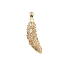 Load image into Gallery viewer, Jane Win LUCKY Feather Pendant On 18-20" Delicate Chain