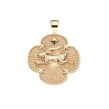 Load image into Gallery viewer, Jane Win Lucky Rabbit Quatrefoil Necklace