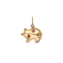 Load image into Gallery viewer, Jane Win LUCKY Wishful Pig Pendant Necklace in Solid Gold