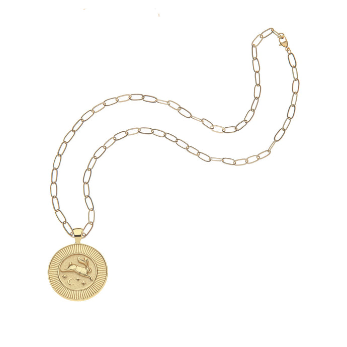 Jane Win LUCKY Rabbit JW Original Pendant Coin | 18