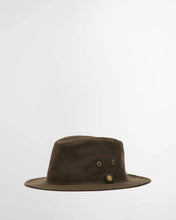 Load image into Gallery viewer, Barbour Men's Crayton Waxed Safari Hat | Olive