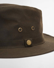 Load image into Gallery viewer, Barbour Men's Crayton Waxed Safari Hat | Olive