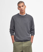 Load image into Gallery viewer, Barbour Men's Pima Cotton Crewneck Sweater | Charcoal