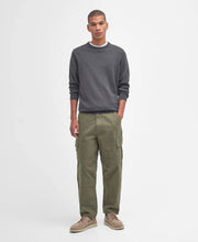 Load image into Gallery viewer, Barbour Men's Pima Cotton Crewneck Sweater | Charcoal
