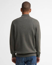 Load image into Gallery viewer, Barbour Men's Cotton Half Zip Knitted Jumper | Olive Marl