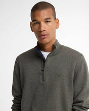 Load image into Gallery viewer, Barbour Men's Cotton Half Zip Knitted Jumper | Olive Marl