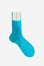 Load image into Gallery viewer, Maria De La Rosa One Ribbed Metallic Socks | Assortment