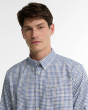 Load image into Gallery viewer, Barbour Men's Henderson Thermo Weave Long-Sleeved Shirt | Deep Blue
