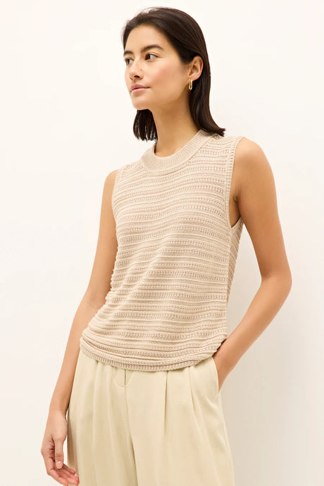 Marie Oliver Nev Top | Tan