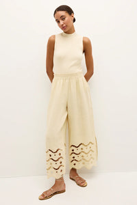 Marie Oliver Marin Pant | Birch Eyelet